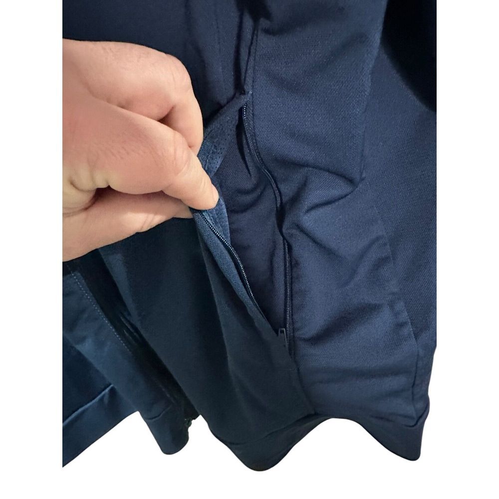 Under Armour Men's Jacket Blue Colorblock Full Zip Lightweight Pocket Size 2XL - Picture 7 of 13